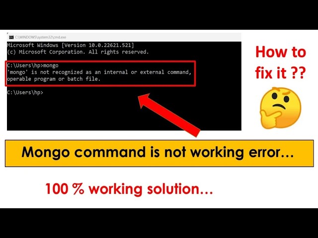 Mongo command is not working/found in MongoDB 6.0+ || MongoDB error fix