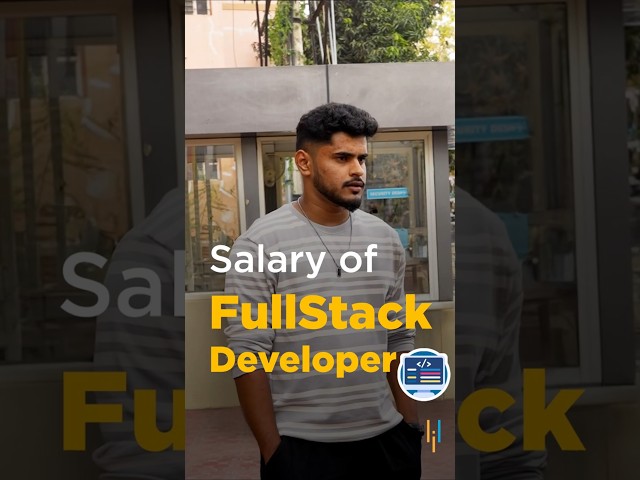 🔥Salary of  Full Stack Developer #shorts  #simplilearn
