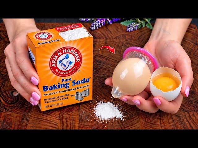 Just pour baking soda into an egg for an amazing invention! Billions of people don't know this! 😱