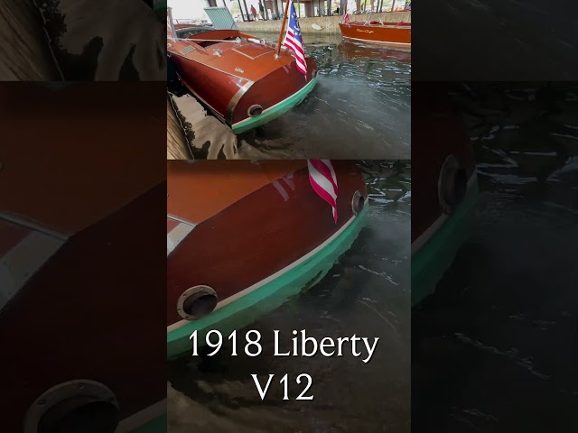 LOUDER Than a Ferrari? Antique Boat Engine Startup #shorts