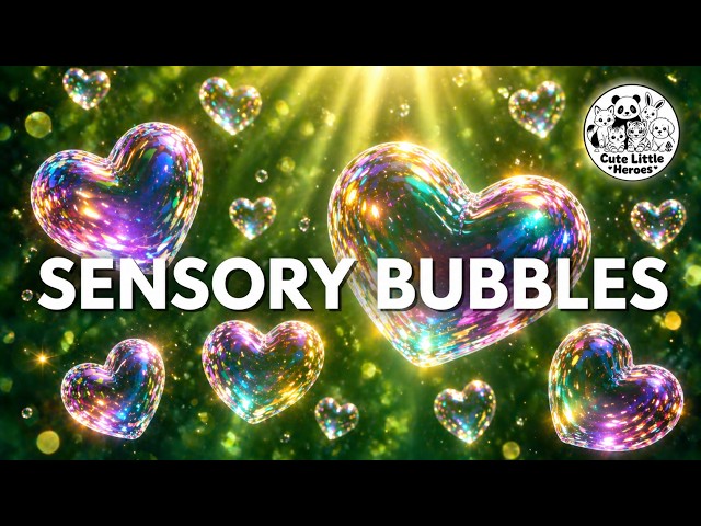 Sensory Bubbles & Calming Music for Classroom Focus | Sensory Lights for Autism Support