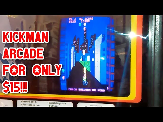 $15 Kickman Arcade from Goodwill. (Arcade Bottom Feeders #2)
