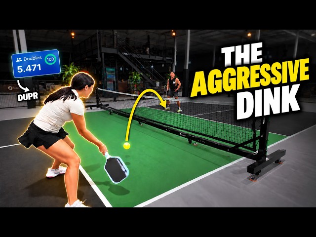 Learning the HEAVY TOPSPIN Dink! (ft. Christina Chin 5.47 DUPR)