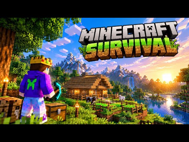 A Crazy Start 😈 | Survival Series #1 | Minecraft