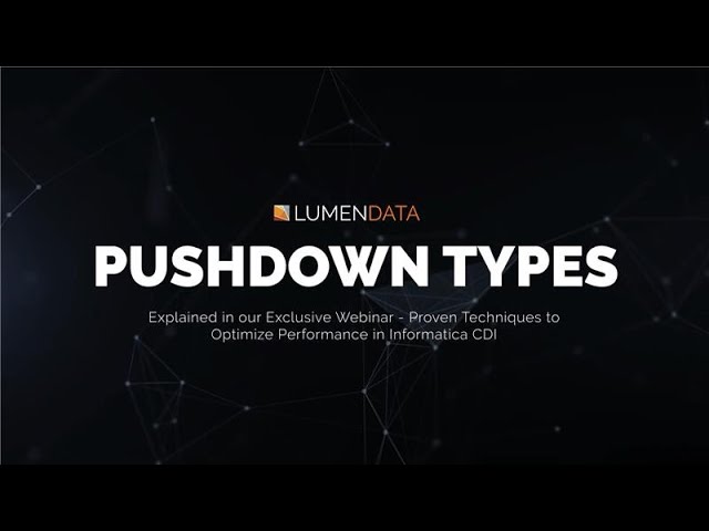 Informatica Pushdown Optimization Explained | Full vs Partial (Source & Target)