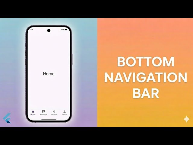 Modern Bottom Navigation Bar in Flutter | Creative Animated UI Tutorial | The Tech Leaf