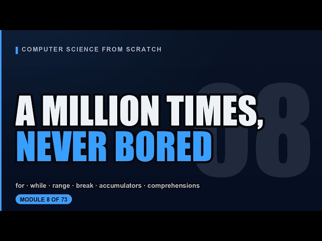Computer Science Module 8:  Accumulators, Nested Loops and List Comprehensions Explained