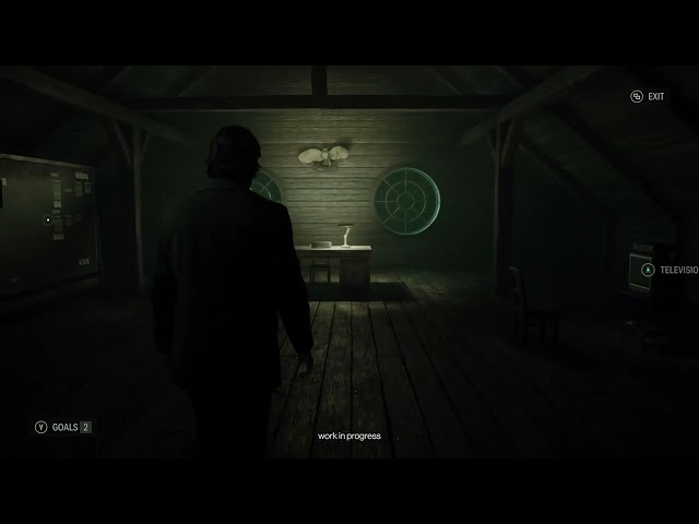 Alan Wake 2 — The Writer's Room (Alan Wake Gameplay Clip)