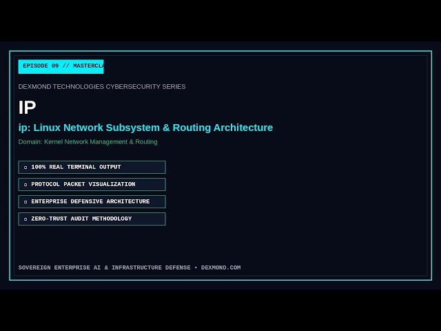 ip: Linux Network Subsystem & Routing Architecture | Cybersecurity & Networking Deep Dive (Ep. 09)