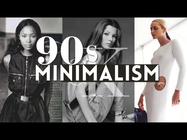90s MINIMALISM - FROM THE SUBLIME AVANT-GARDE TO PROBLEMATIC ADVERTISING
