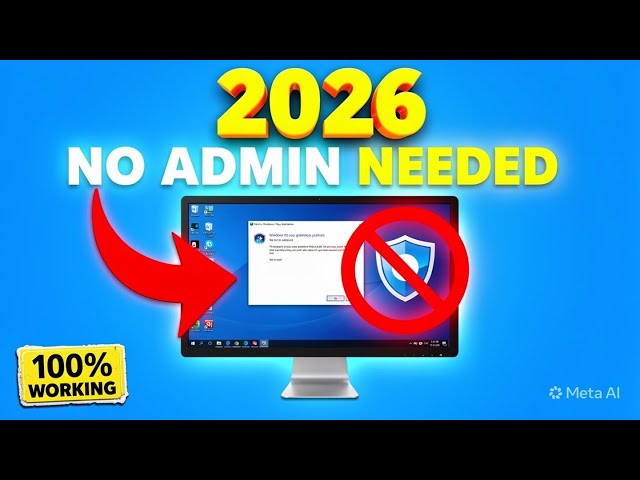 {EASY} How To Install Any Software Without Admin Rights. Working  ( May 2026 ) Windows 10/11