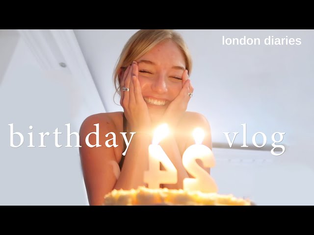 birthday vlog 🤍 (karaoke, cat cafe + turning 24 in london)