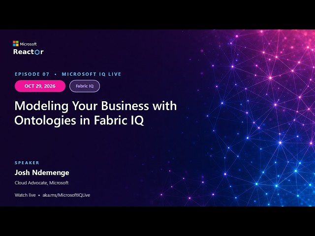 Modeling Your Business with Ontologies in Fabric IQ