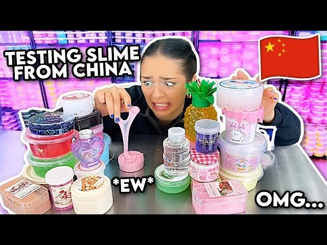 Testing Slime I Bought from CHINA!! PART 2 *MASSIVE UNBOXING REVIEW*