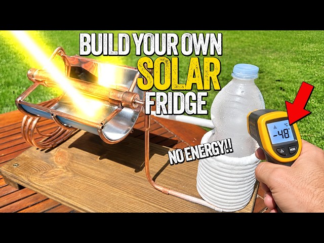 I Built a SOLAR FREEZER that reaches -48°C ❄️ DIY