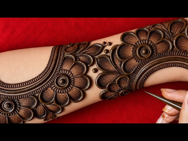 Very Unique Easy Mehndi Design||Very Easy Arabic Style Mehndi Design||New Design Mehndi||Henna 