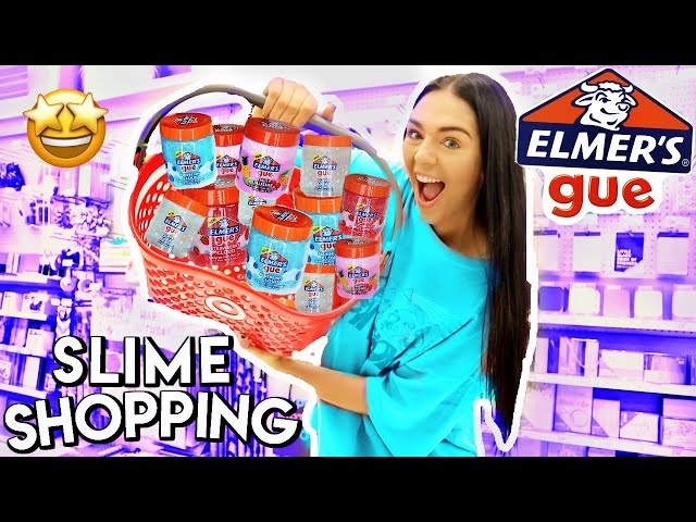 Shopping for NEW Elmer's SLIME at Target!! *omg no way*