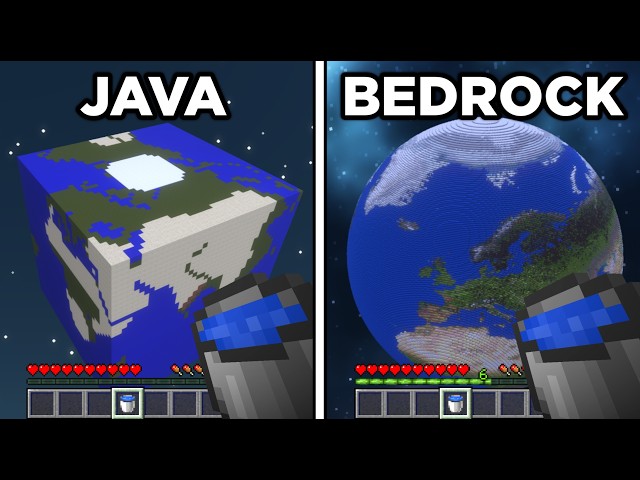 120 Minecraft Java VS Bedrock Facts!