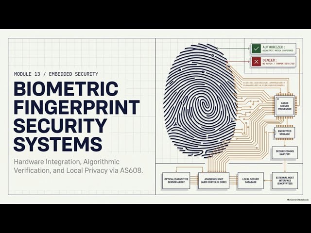 IoT-13se Embedded Fingerprint Security