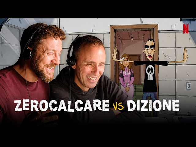 Zerocalcare prende LEZIONI DI DOPPIAGGIO da Maurizio Merluzzo