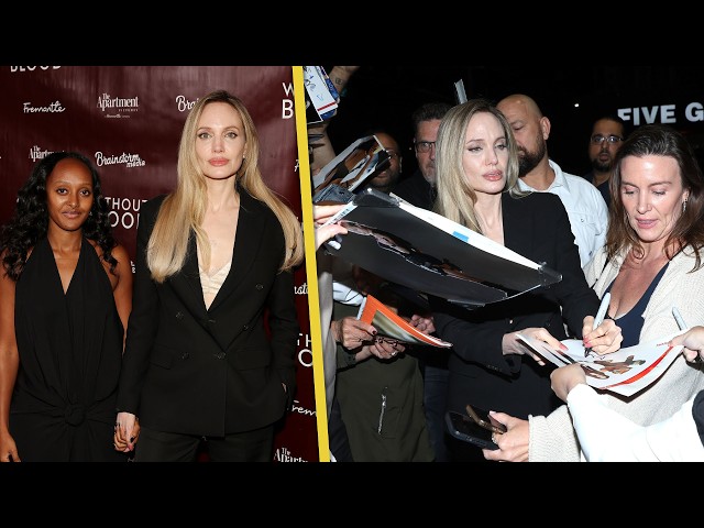 Angelina Jolie Has CHAOTIC Mother-Daughter Night Out With Zahara