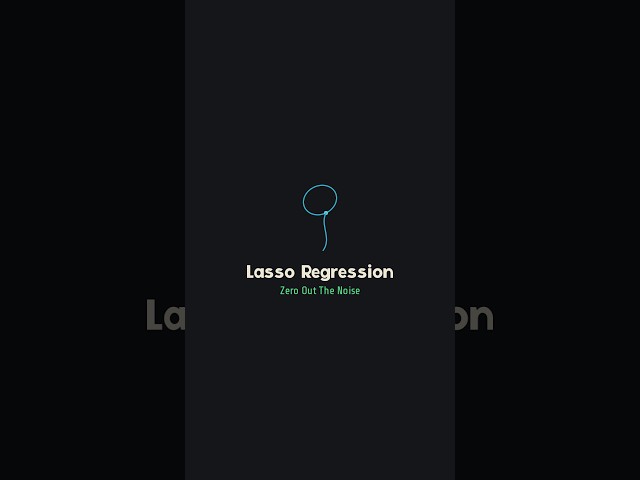 What Is Lasso Regression? Feature Selection Explained Fast
