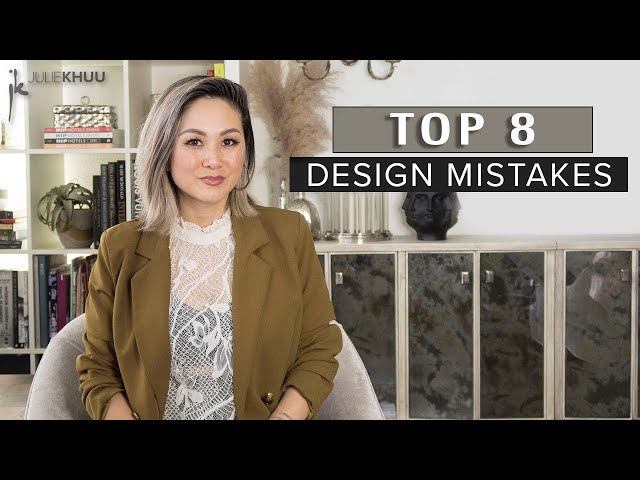 8 COMMON INTERIOR DESIGN MISTAKES + How to Fix Them (Get these measurements right!)