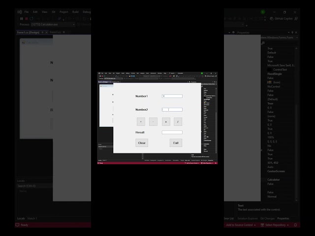 Built a Simple Calculator Using C# 🧮