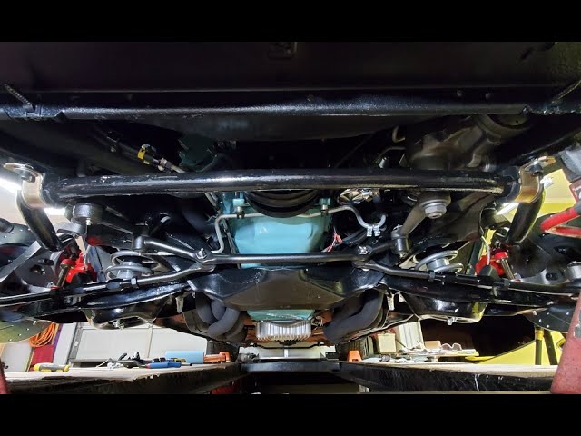 1974 Pontiac 455 Trans Am Detail and Restoration Part 32. Fuel Line, Steering Linkage, Sway Bar