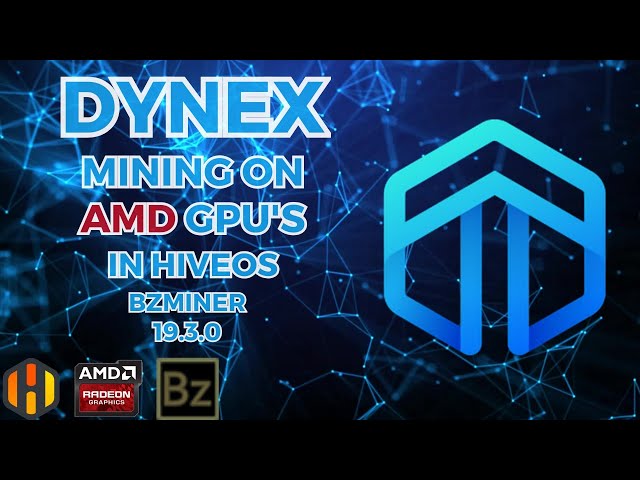 Dynex (DNX) GPU Mining Guide - DynexSolve - AMD - HiveOS - BzMiner