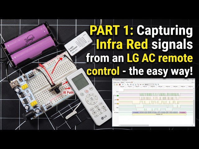 Reverse Engineering an AC Remote: Capturing IR Signals with sigrok-cli (Part 1)