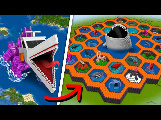 I Trapped Every SEA MONSTER in Minecraft