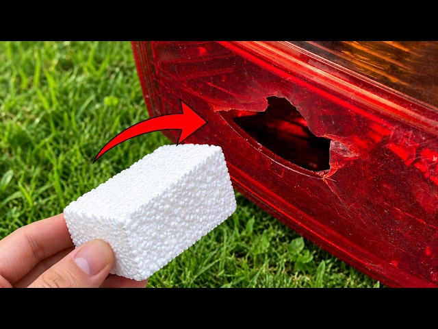 🚗Auto Mechanics Hide This From You! Easily Repair Broken Tail Lights LIKE NEW! 😱