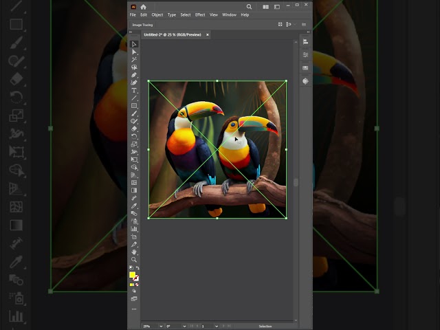 Convert Image to Vector in Adobe Illustrator cc Tutorial | Vectorize Image | Graphic Design