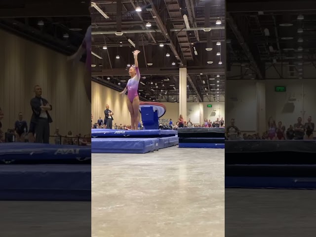 Vault -Region 1 #gymnasticslife #gymnasticsmeet #usagymnastics #vault