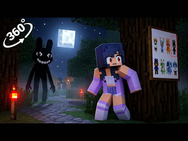 Will Aphmau survive an encounter with the Stalker (Animal Hospital) in Minecraft 360°?