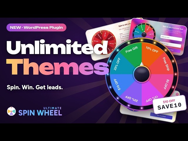 Spin Wheel – Lucky Wheel, Giveaway & Coupon Popup | Spin-to-Win WordPress Plugin