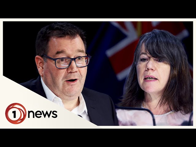 Live: Covid update with Grant Robertson and Caroline McElnay
