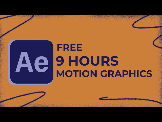 After Effects Complete Course - Learn Motion Graphics