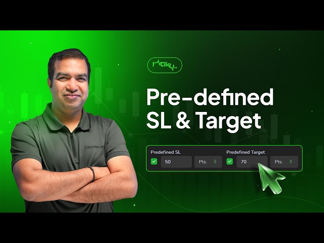 Set Your SL & Target before you trade ⚙️ | 1Cliq Tutorial Series 2026 - Part 7