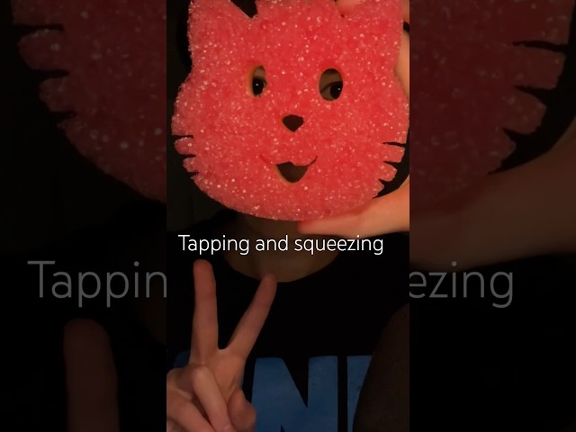 ASMR with a cat scrub mommy #asmr #tapping #squeezing