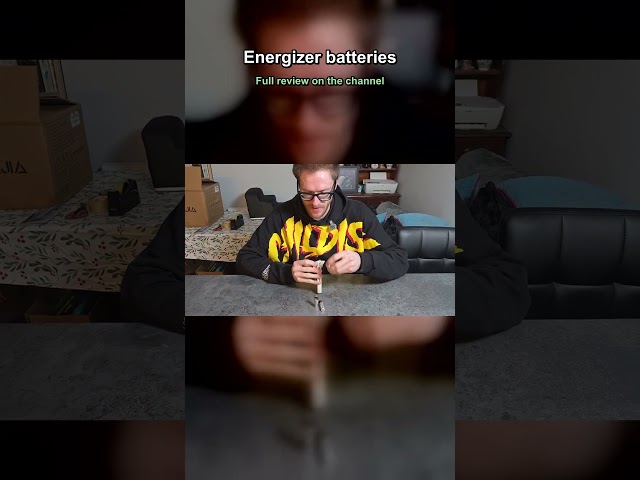 Energizer batteries - About Once A Month