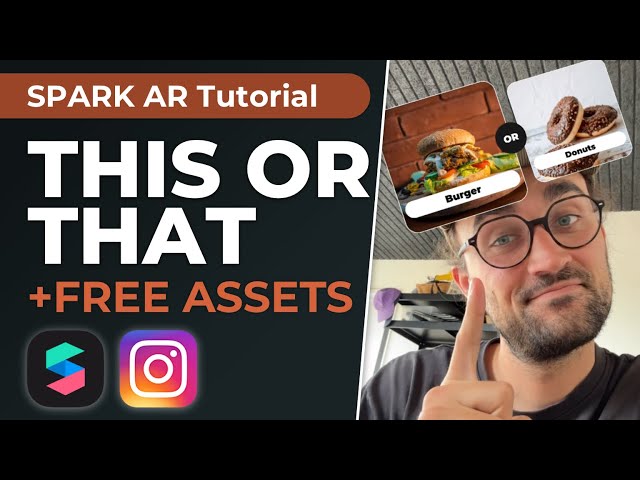 This or That Filter | Spark AR Tutorial - Create your own Instagram Effekt