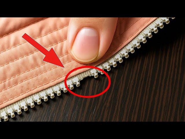 The tailor shared a secret! How to fix a broken zipper
