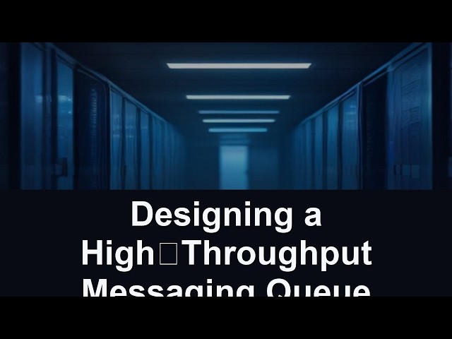 Designing a High‑Throughput Messaging Queue