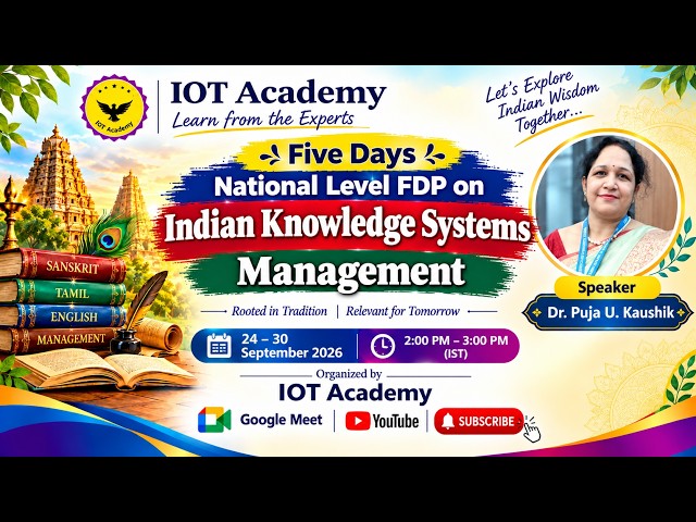 “Indian Knowledge System IKS”  - Management