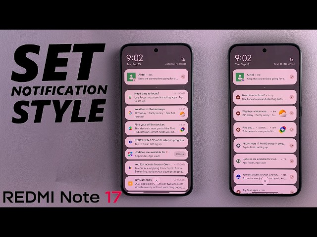 How To Change Notification Style On Redmi Note 17 / 17 Pro
