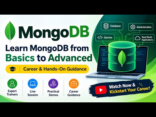 MongoDB Webinar | Learn MongoDB from Basics to Advanced