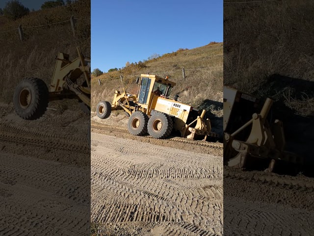 Cutting a slope and popping a wheelie