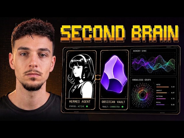 How To Build An AI Second Brain For Hermes Agent In Obsidian